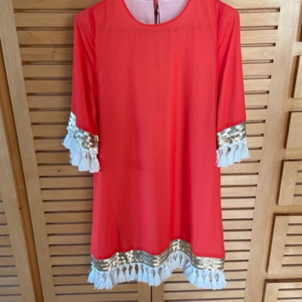 Mestiza New York Shimmy Shimmy Tassel Dress